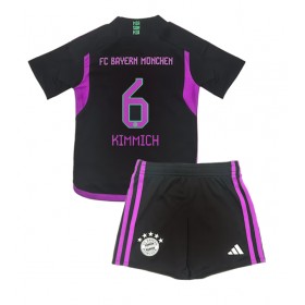 Bayern Munich Joshua Kimmich #6 Borta Kläder Barn 2023-24 Kortärmad (+ Korta byxor)